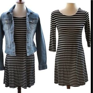 3/4 length sleeve dress
